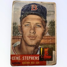 1953 Topps #248 Gene Stephens Boston Red Sox Baseball Card