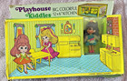 Rare Vintage Liddle Kiddles Playhouse Kitchen Set Cookin Liddle Little Doll Cook