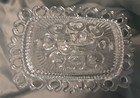 Vintage Indiana Glass Lace Edge Clear Footed Pedestal Candy Dish with Lid — photo 6