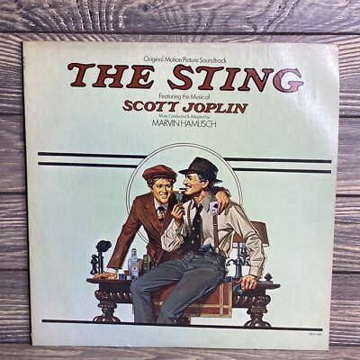 The Sting Original Motion Picture Soundtrack Scott Joplin 1974 MCA390 MCA Record