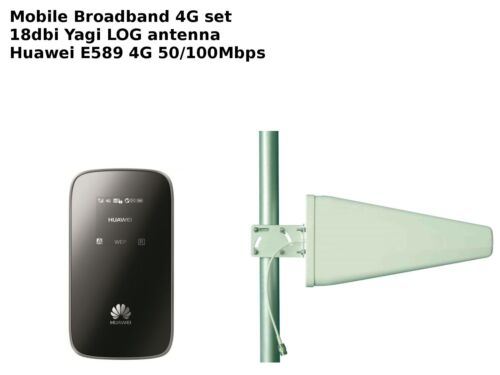 Mobile Broadband Antenna Aerial Signal Booster LTE 4G 3G 2G Huawei E589 - Afbeelding 1 van 3