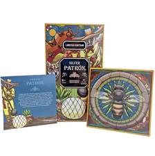 Patron Silver Tequila Joeartz Berrelini Mexico Aztec Tin 2018 Limited Edition