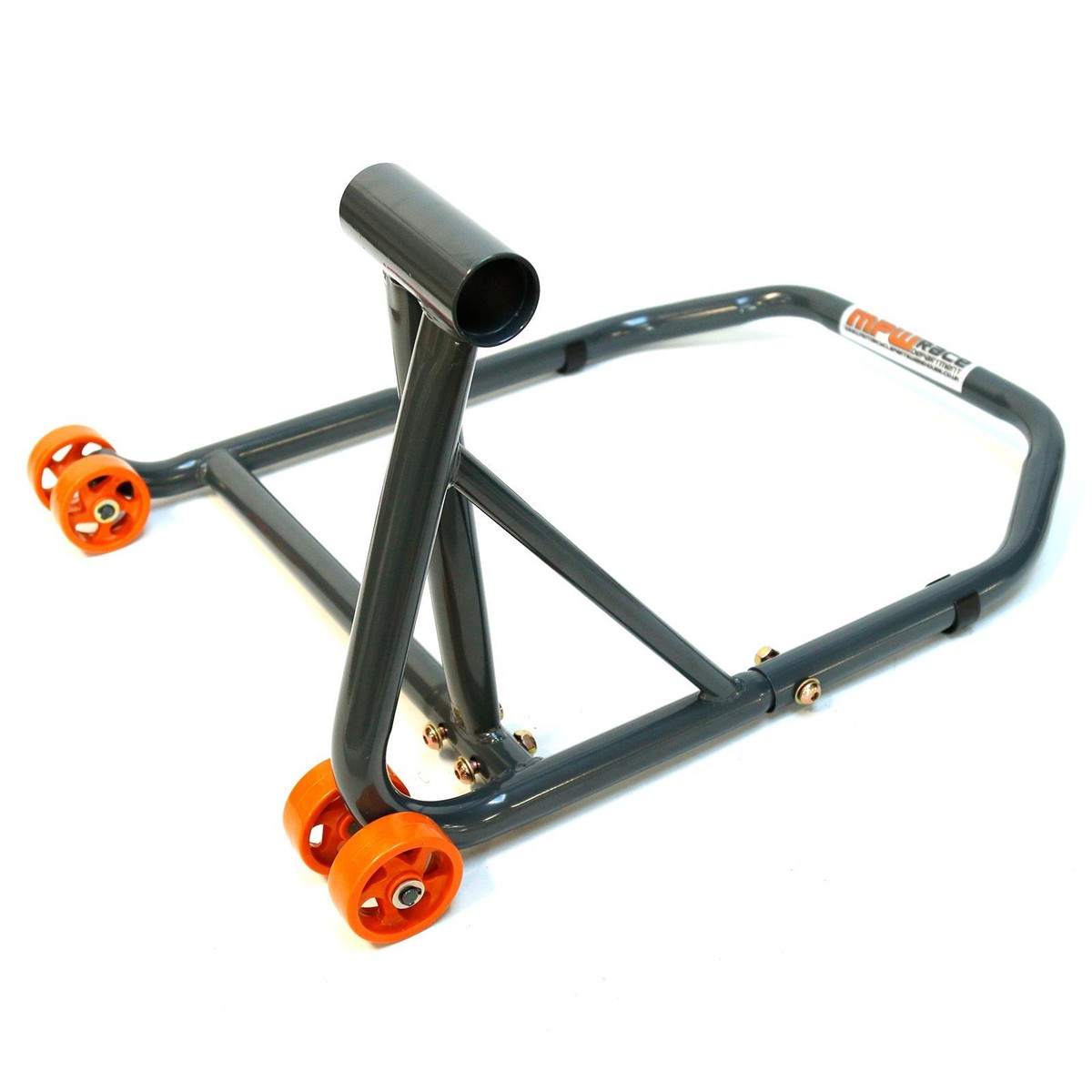 MPW Race Dept Motorcycle Single Sided Rear Paddock Stand with Pin