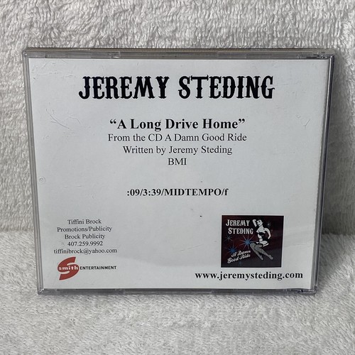 Jeremy Steding Single CD A long Drive Home Rare