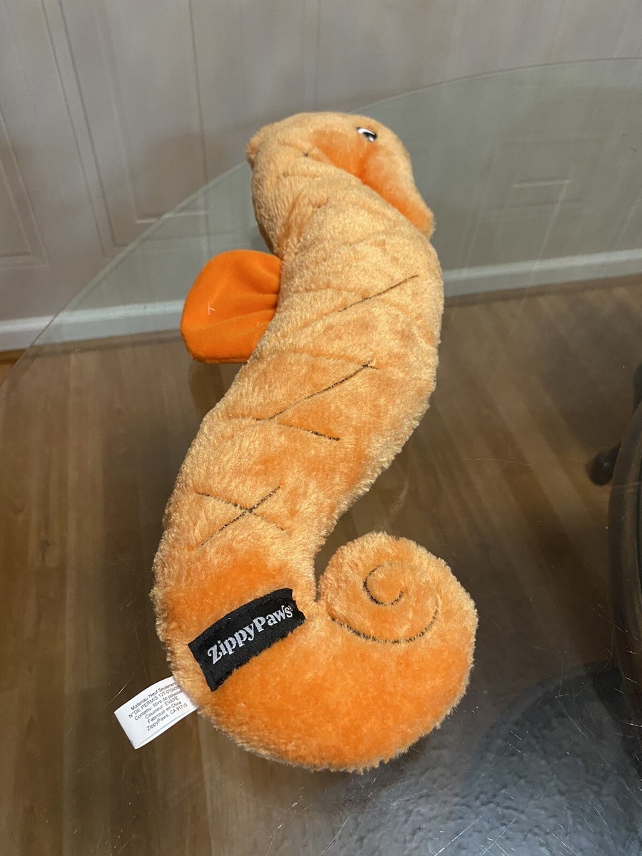 Zippy Paws Plush Squeaky Jigglerz Dog Toy - Seahorse 20” | eBay