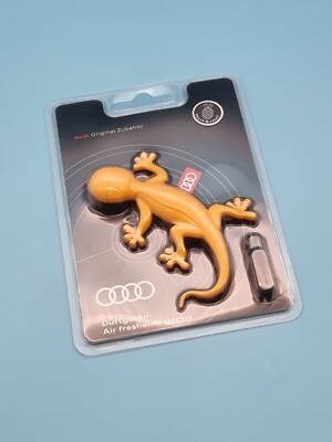 Original Audi 000087009C Duftgecko gelb Duftrichtung Tropische Fruch Duftspender