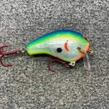 Bagley’s Bulgin B2 SSBB2R Rattle Shallow Crankbait Lure - 79SF Hot Blue Chart