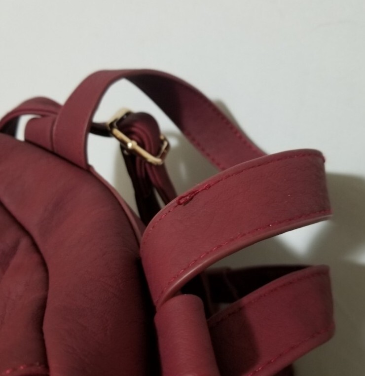 Burgundy backpack / handbag Imoshion