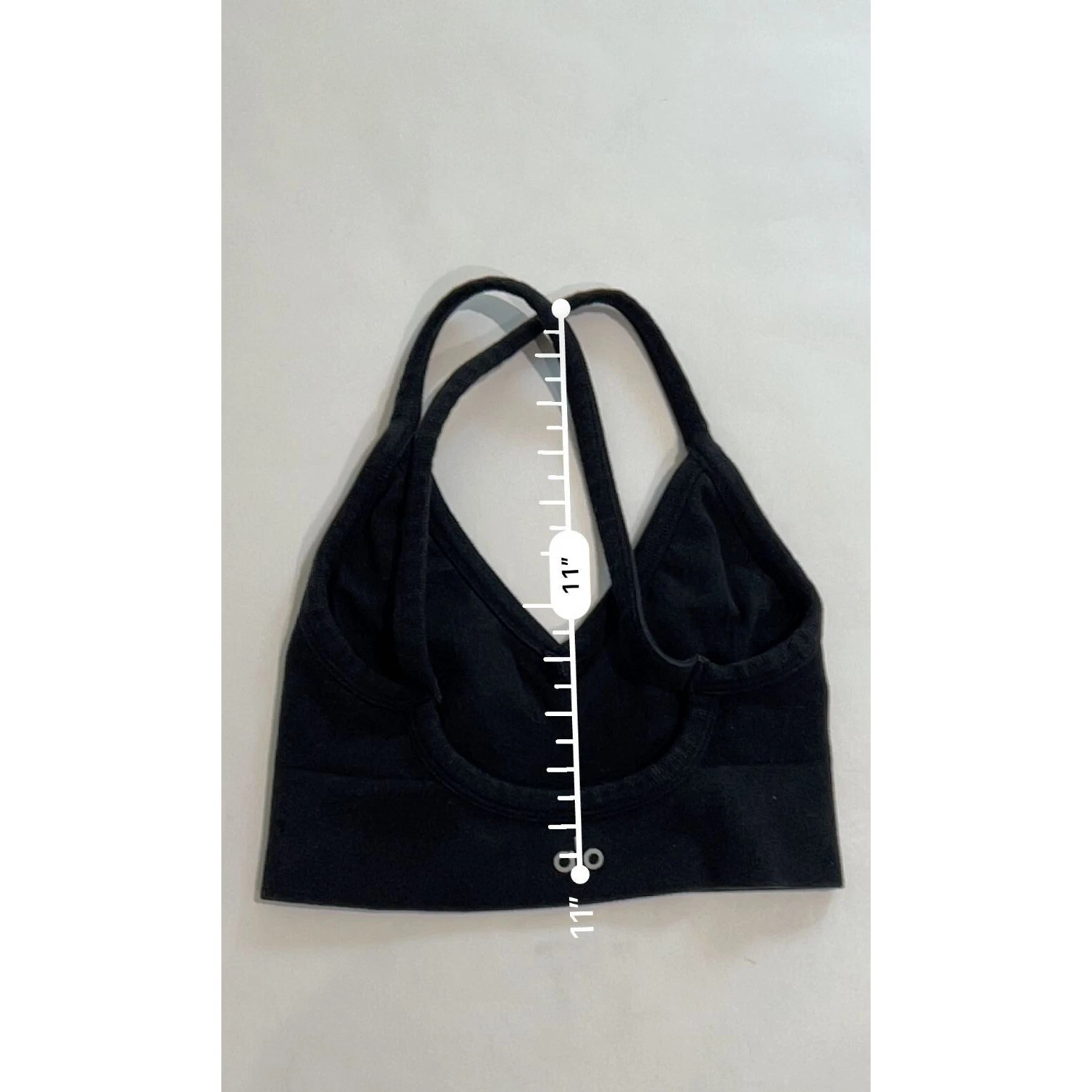 alo-yoga seamless ribbed low back tank-bra