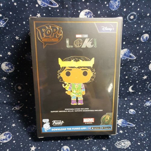 Funko Pop! Marvel Pin Blacklight KID LOKI Special Edition New Sealed - Picture 2 of 4