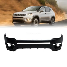 Front Bumper Cover For 2017-2021 Jeep Compass CH1014124 Upper Unfold Unpainted