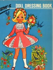 VINTG UNCT 1960s JANE DRESSING PAPER DOLL ENGLAND RARE LASER REPRODUCTN~NO1SLER 