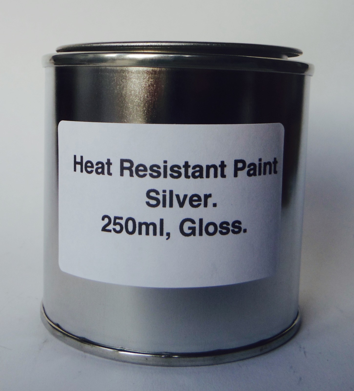 250ml ALLOY SILVER Gloss Calliper Heat Resistant Paint Metal Steel eBay