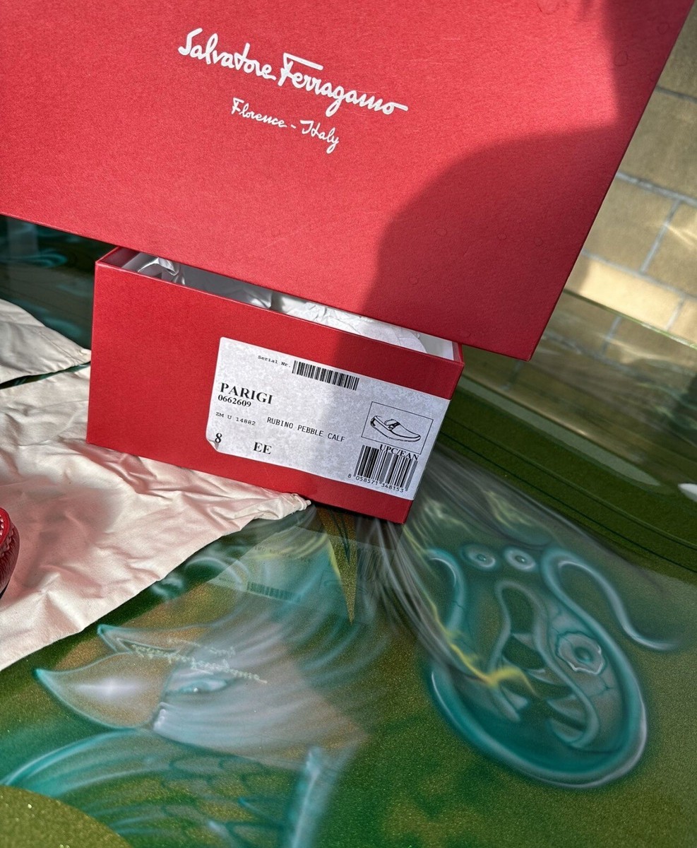 Ferragamo parigi rubino pebble calf | eBay