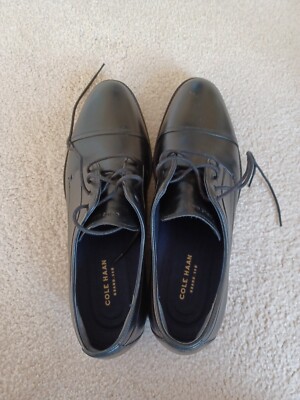 Cole Haan Mens Grand 360 Mens Black‎ Dress Shoes Size 10.5 Leather COLE HAAN Flex Grand 360 Plain Toe Oxford mens main image 4
