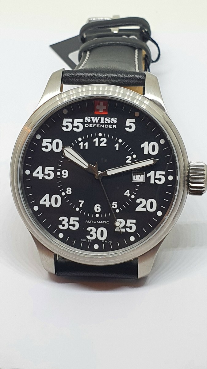 Swiss Defender automatic watch ETA 2824 swiss made 47mm - luminous