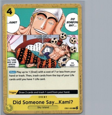 Did Someone Say...Kami? | EB01-060 C | Extra Booster: Memorial Collection | NM