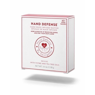 Spongelle Hand Defense Revive Thyme Tea Tree Hand Wash Infused Buffer 3.5 oz