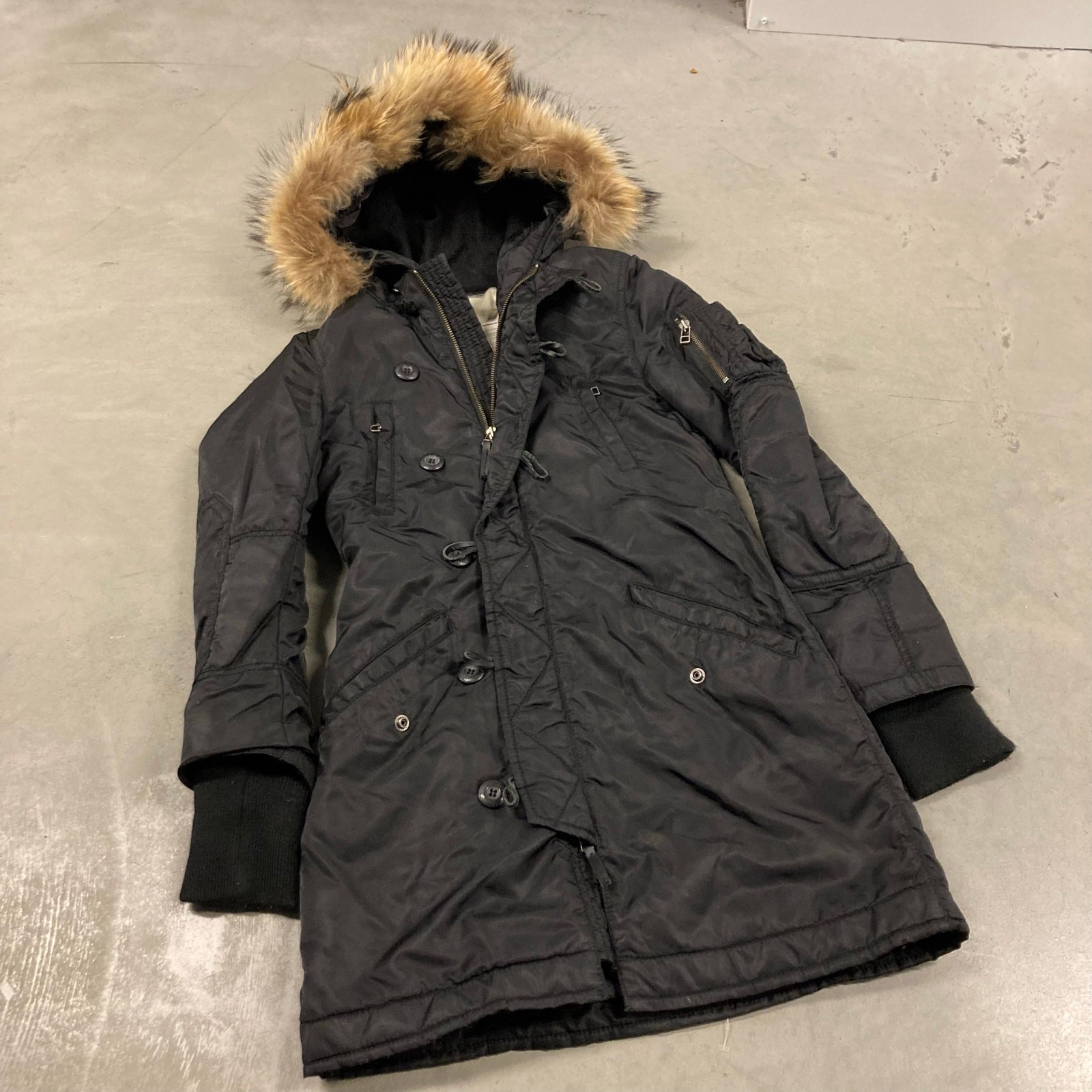 Y2K mossimo Fur hood puffer Jacket