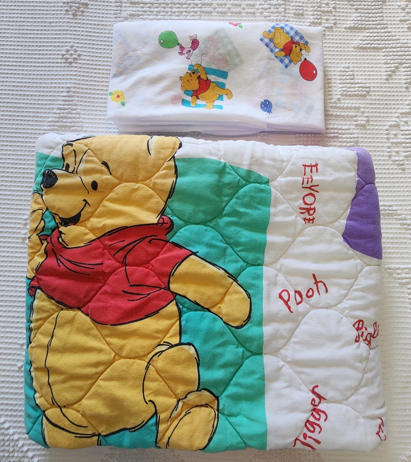 Vintage '90s Disney's Winnie the Pooh Crib Bedding Set
Opens in a new window or tab