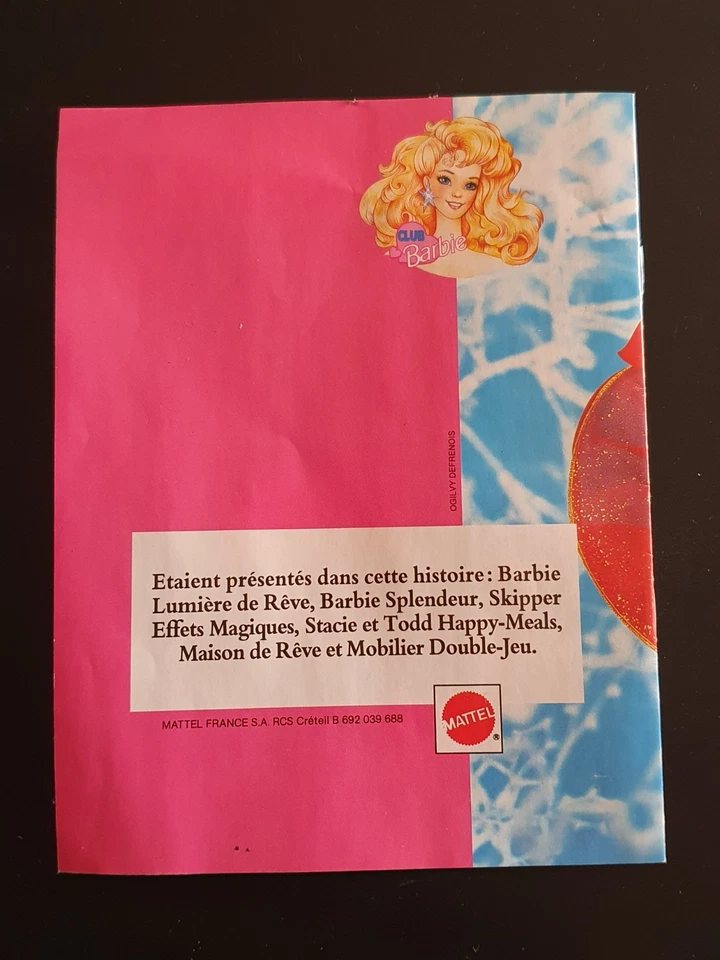 BARBIE LIVRET CATALOGUE NOEL CHEZ BARBIE NEUF - Photo 2/2