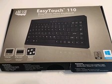 Adesso EasyTouch 110 Mini Wired Keyboard USB 87-Key Compact Slim AKB-110B New