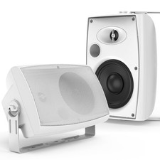 6.5-Inch 400W Outdoor Bluetooth Speakers Waterproof Wired, Wall-Mount Waterpr...
