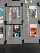 Nintendo  Nes Game Lot Of 47 TETRIS FINAL FANTASY ICE CLIMBER TOP GUN JEOPARDY