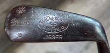 Antique Vintage Macgregor Popular Hickory Wood Shaft Golf Club Jigger