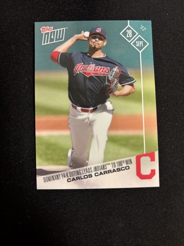2017 Topps Now 667 Carlos Carrasco
