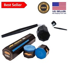 Professional 1080 Chalk Set - 5 Pieces with Holder for Optimal Billiard Control