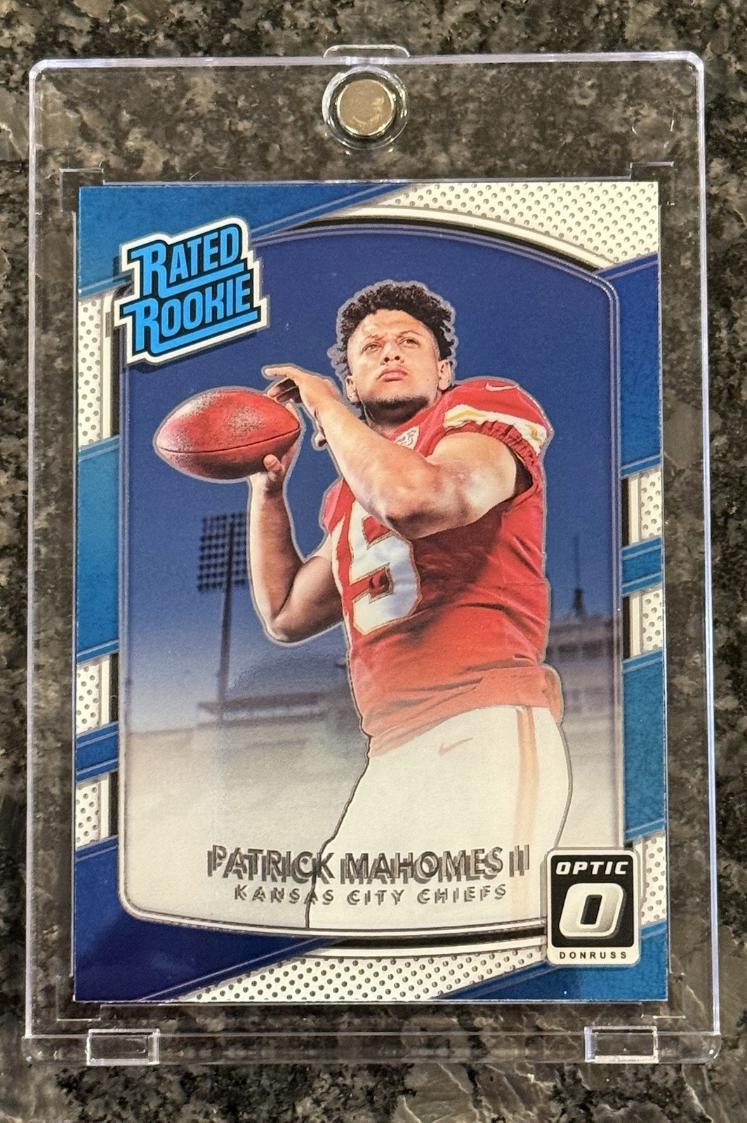 2017 Donruss Optic Rated Rookie Patrick Mahomes II #177 (RC)