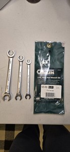 ALLEN 3 PIECES FLARE NUT WRENCH  SET USA  *New*