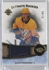 2022-23 Ultimate Collection Rookies 51/99 Juuso Parssinen #177 Patch Auto 0nr3