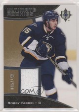 2015 Upper Deck Ultimate Collection Rookies Silver Jersey 5/149 Robby Fabbri k4s