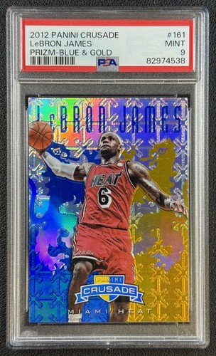 LeBron James [Gold] #161 2012 Panini Crusade Prizm card