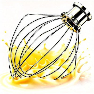 K45WW whisk attachment for kitchenaid mixer, compatible with kitchen aid - 4....