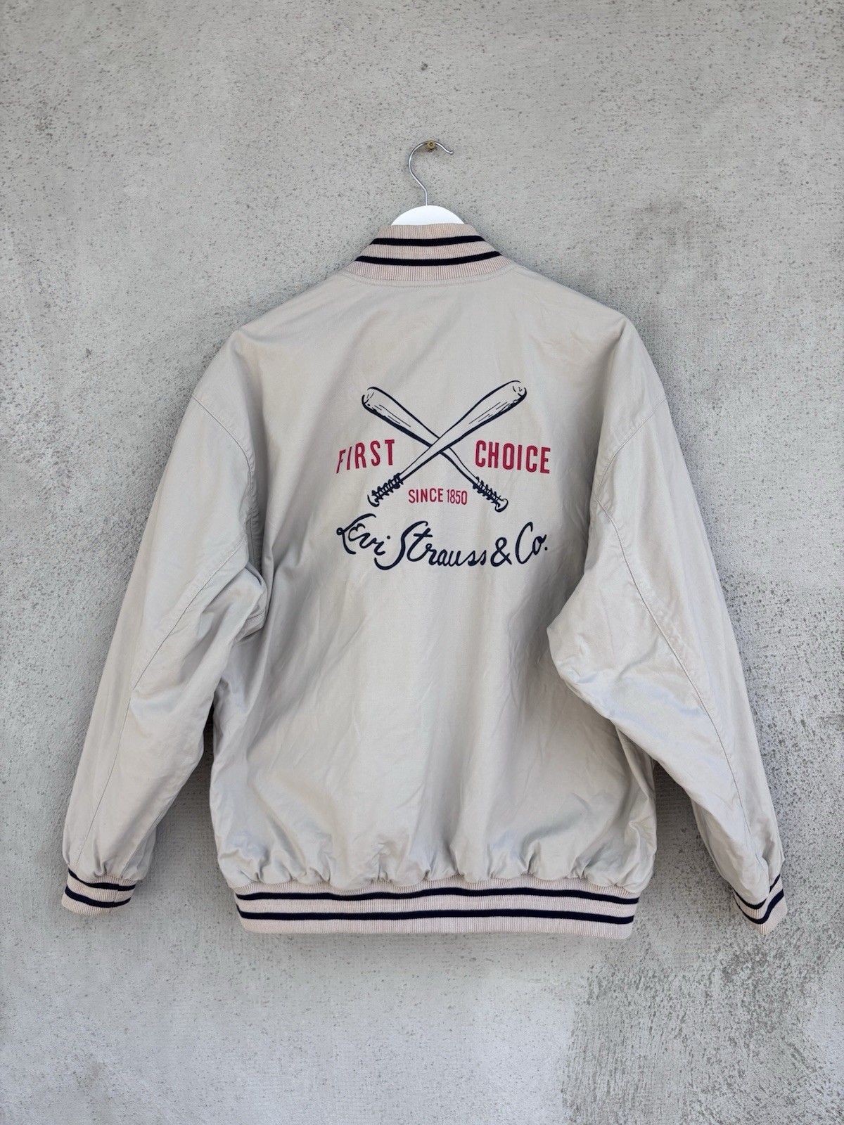 Levi’s Reversible Baseball Bomber Jacket Mens Sma… - image 12