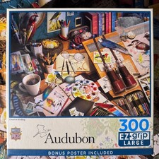 300 Piece Jigsaw puzzle Bird Audubon Creative Birding EZ grip Master Pieces