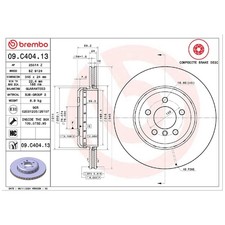 2x Bremsscheibe 26224380 hinten für BMW 5-er F10 Gran F07 F11 6-er F13 F12 F06