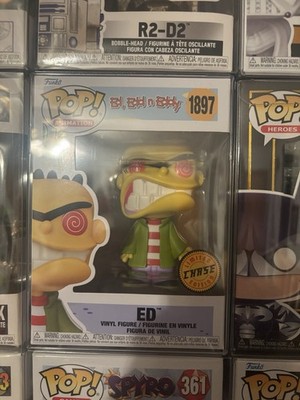 Funko Pop! Animation Ed, Edd n Eddy - Ed (Angry) Chase L.E #1897 Vinyl Figure.