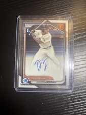 Dakota Jordan 2024 Bowman 1st AUTO - Chrome Prospect Autograph SF Giants #CPA-DJ