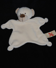 🍀 Doudou Ours Plat Beige NICOTOY SIMBA TOYS Crème Nez Marron Brun Bear TTBE