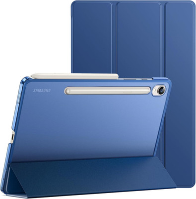 Jetech Hülle für Samsung Galaxy Tab S9 11 Zoll, Rückseite Transluzent Trifold S