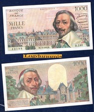 1000 Francs Richelieu 7/4/1955 SUP B.140 42198 Type 1953