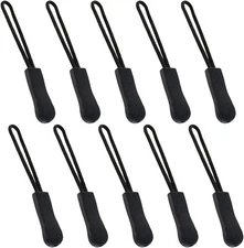 Zipper Pulls- Bskifnn 10pcs Black Nylon Cord Pulls Fits/Zipper Fixer... 