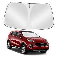 Front Windshield Sun Shade Custom Fit for 2018-2022 Kia Sportage, Block UV