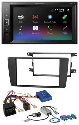 Pioneer DAB CAN-Bus 2DIN Bluetooth USB Autoradio für Skoda Octavia II 2004-2013