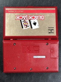 Blackjack Game & Watch BJ-60 1985 Nintendo - Tested Working - Great Condition