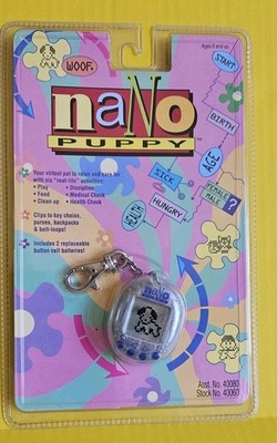 Vintage Playmates 1997 Nano Puppy Interactive  Virtual Pet 